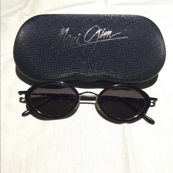 MAUI JIM LANAKAI 128-02 BLACK GRAY, NEW,  RARE! - Picture 4 of 8